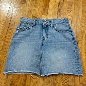 7 for all mankind Jean skirt